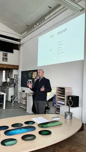Udo Prinsen, studie eindpresentatie in z