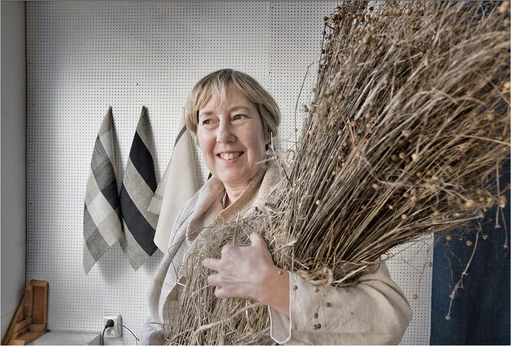 Maaike Gottschall in haar atelier. Foto: