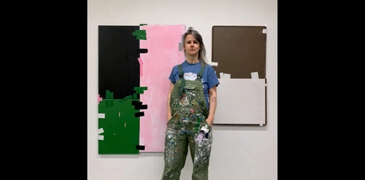 Kirsten Hutsch in haar studio