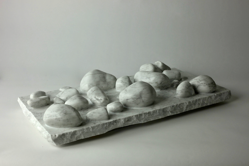 Stone No2, twee delen marmer van 30 x 60