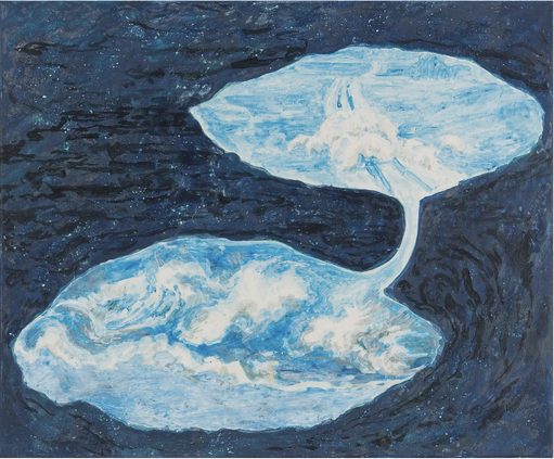 Metamorphose, tempera grassa op linnen, 