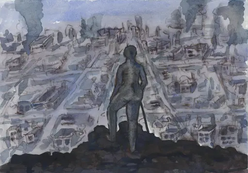 Wonderer Above the Sea of Death, 2022, a